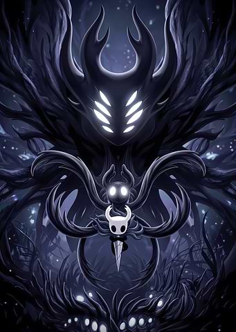 Hollow Knight Void Entity Illustration