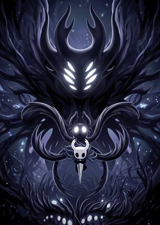 Hollow Knight Void Entity Illustration