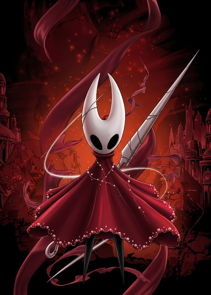 Hornet from Hollow Knight Digital Art