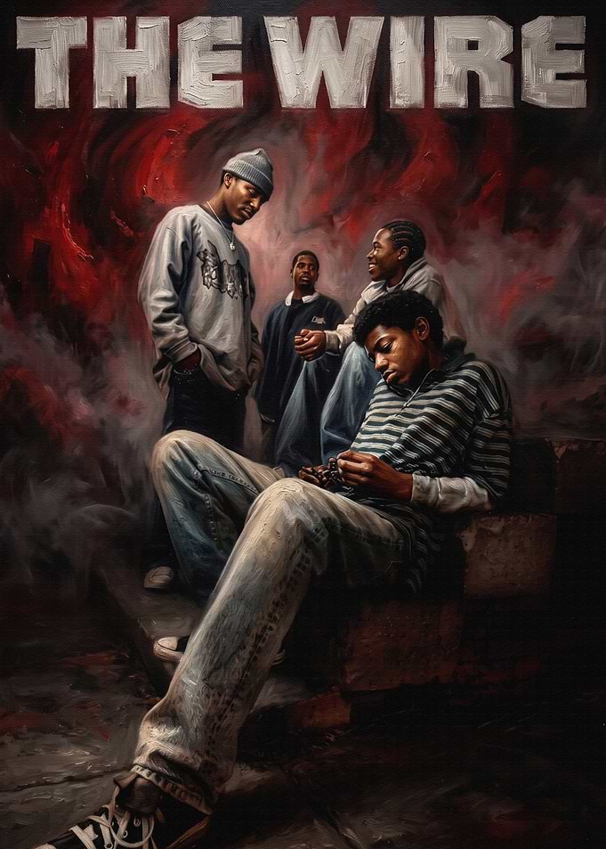 The Wire TV Show Poster Art