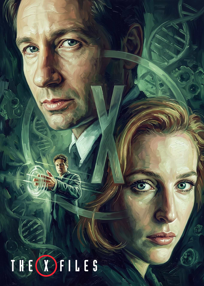 The X-Files Mulder and Scully Poster