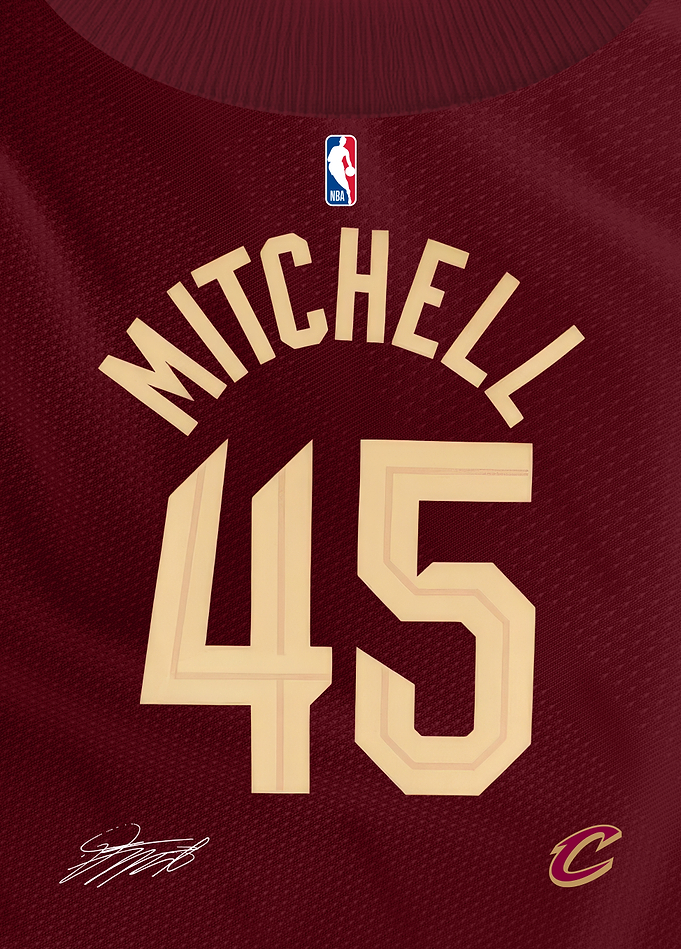 Cavaliers Signature Jersey- Donovan Mitchell