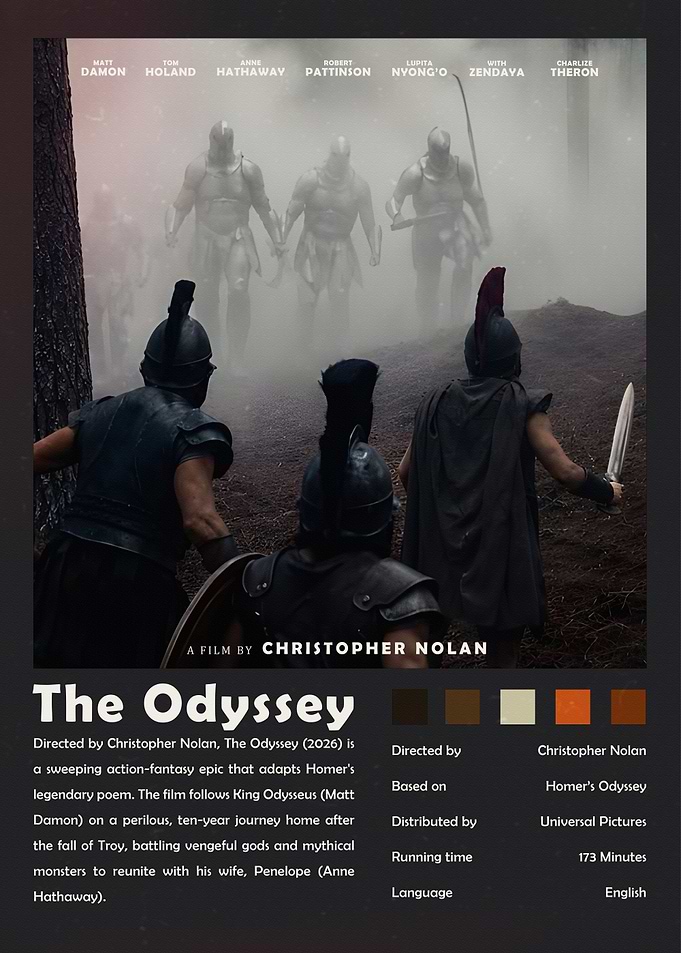 The Odyssey Christopher Nolan Movie Poster
