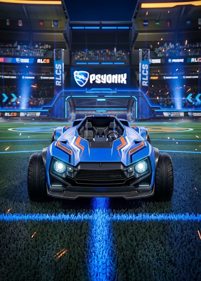 Rocket League Mantis Battle Car poster
