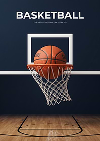 Basketball Hoop and Ball Poster