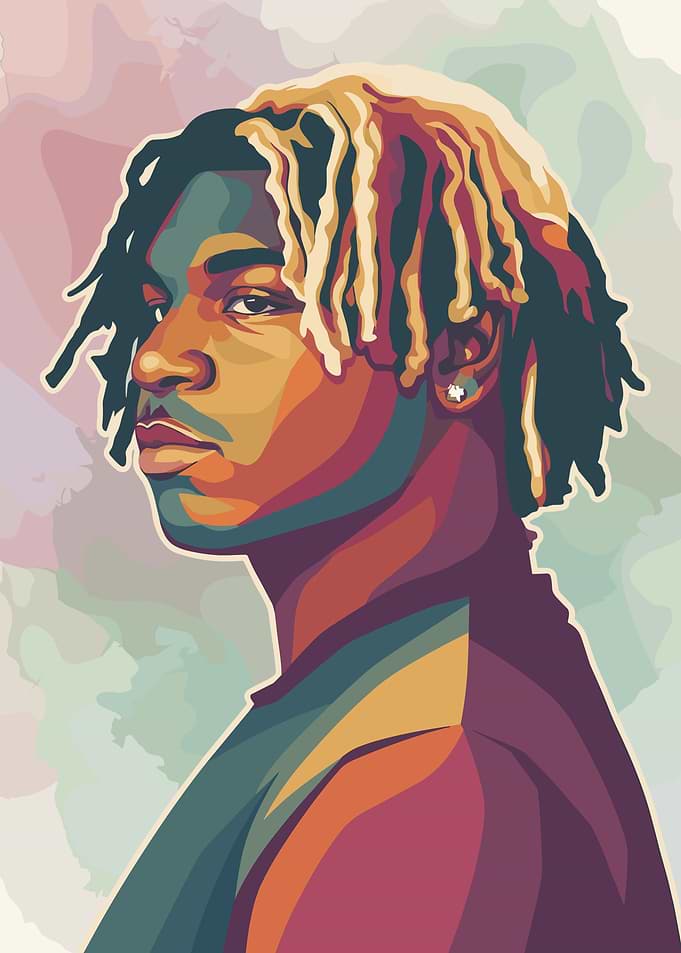 Ken Carson Pop Art Portrait