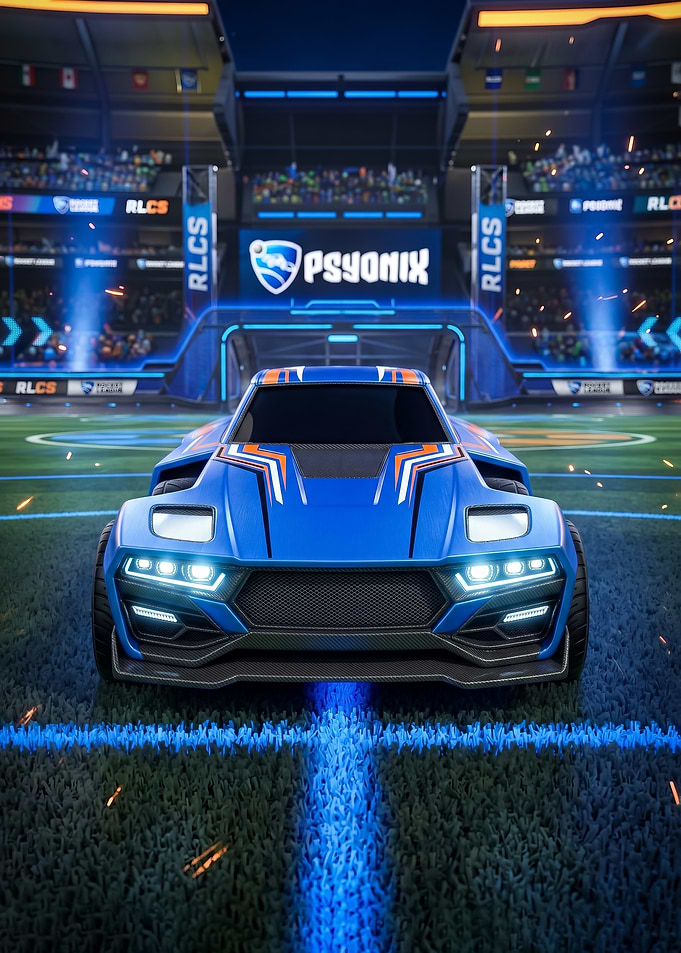 Rocket League Breakout Car poster