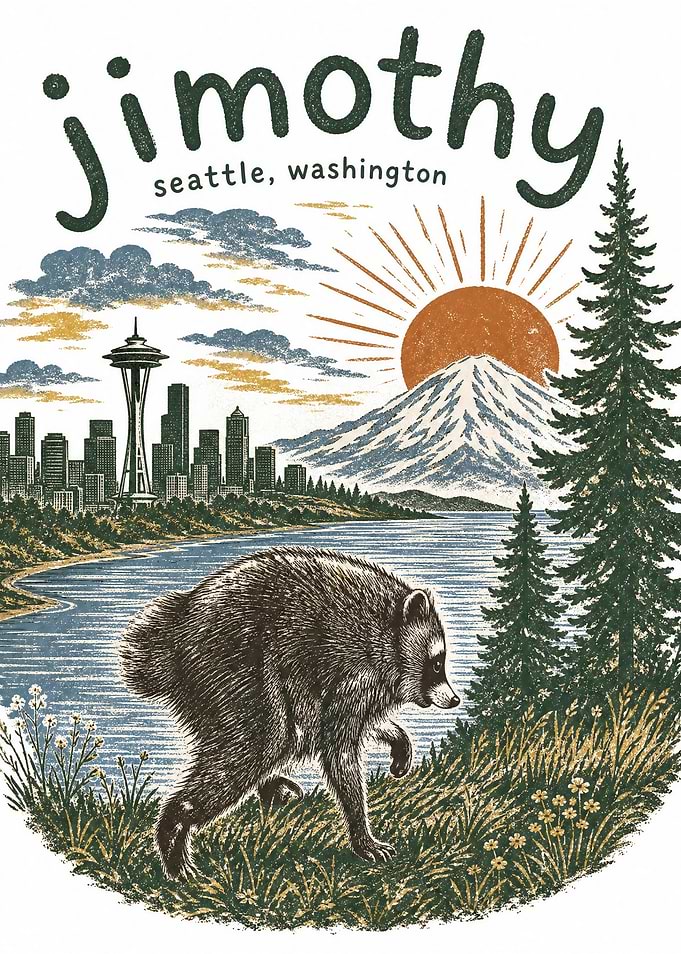 Jimothy Seattle Washington Raccoon