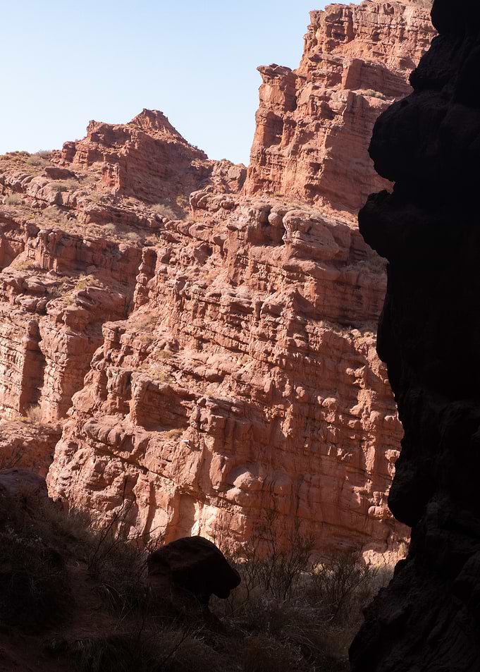 Red Rock Canyon View from Cave