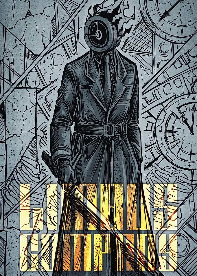Limbus Company Clock-Headed Character Poster