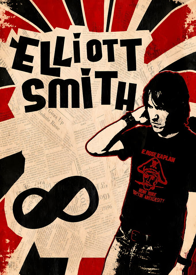 Elliott Smith Graphic Poster
