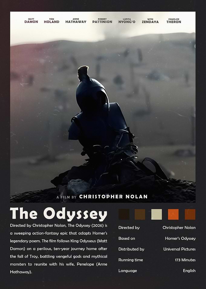 The Odyssey Christopher Nolan Movie Poster