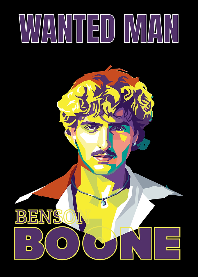 Benson Boone Wanted Man Pop Art