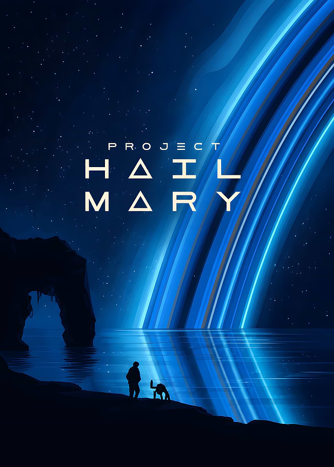 Project Hail Mary Space Poster