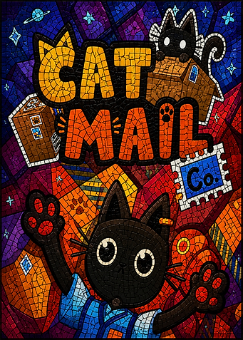 Cat Mail Co. Mosaic Art