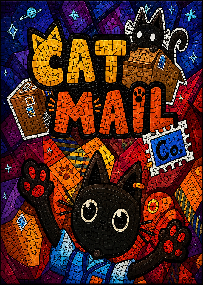Cat Mail Co. Mosaic Art