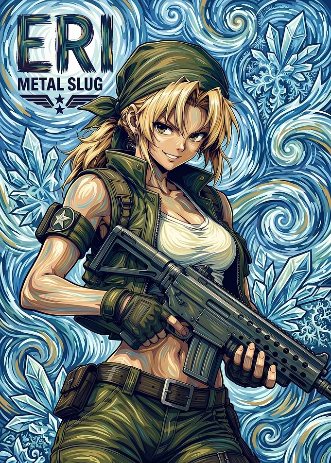 Eri Kasamoto Metal Slug Fan Art