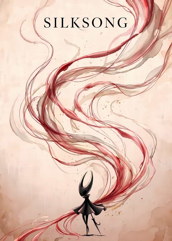 Hollow Knight Silksong Hornet Poster