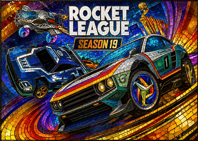 Rocket League Season 19 Mosaic Art