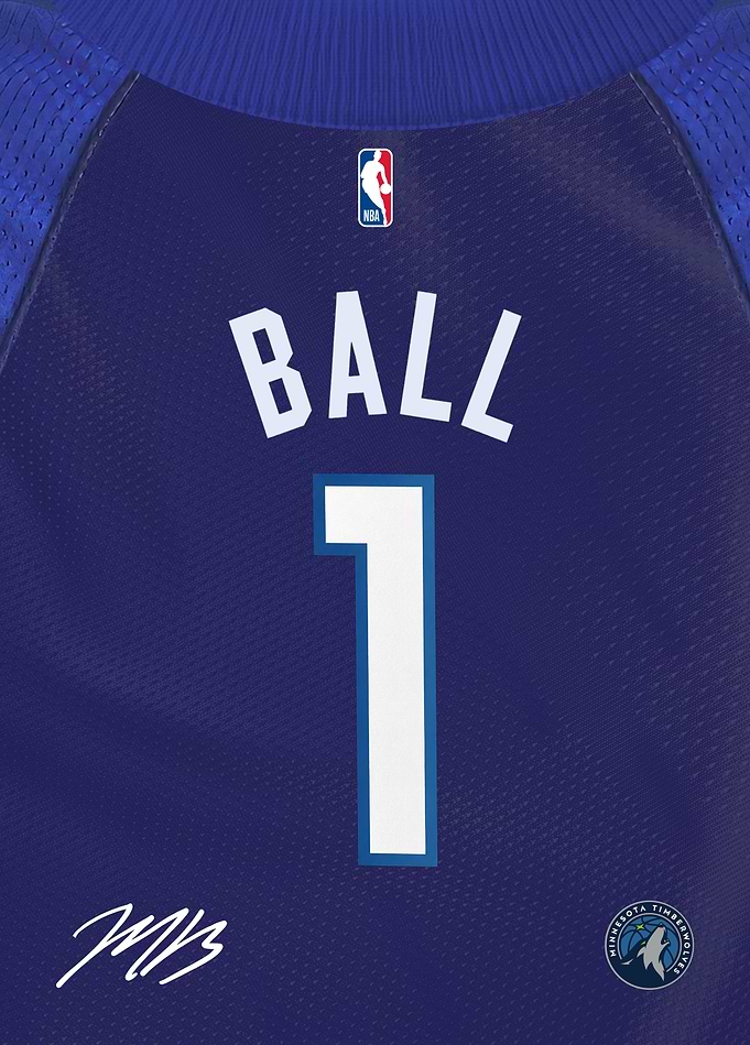 Timberwolves Signature Jersey- LaMelo Ball