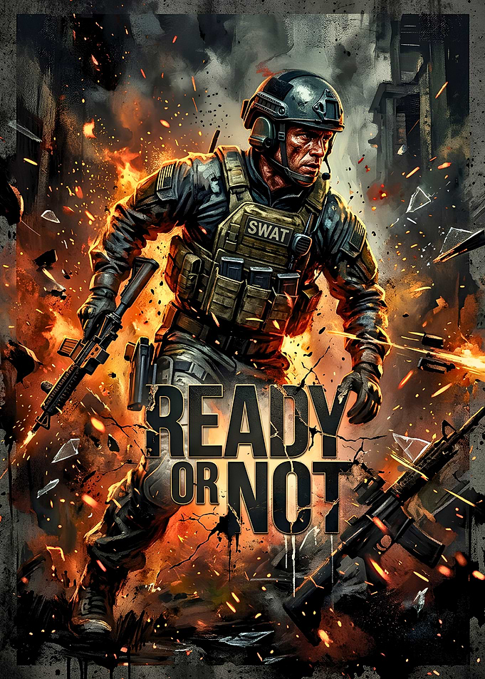 Ready or Not SWAT Tactical Poster