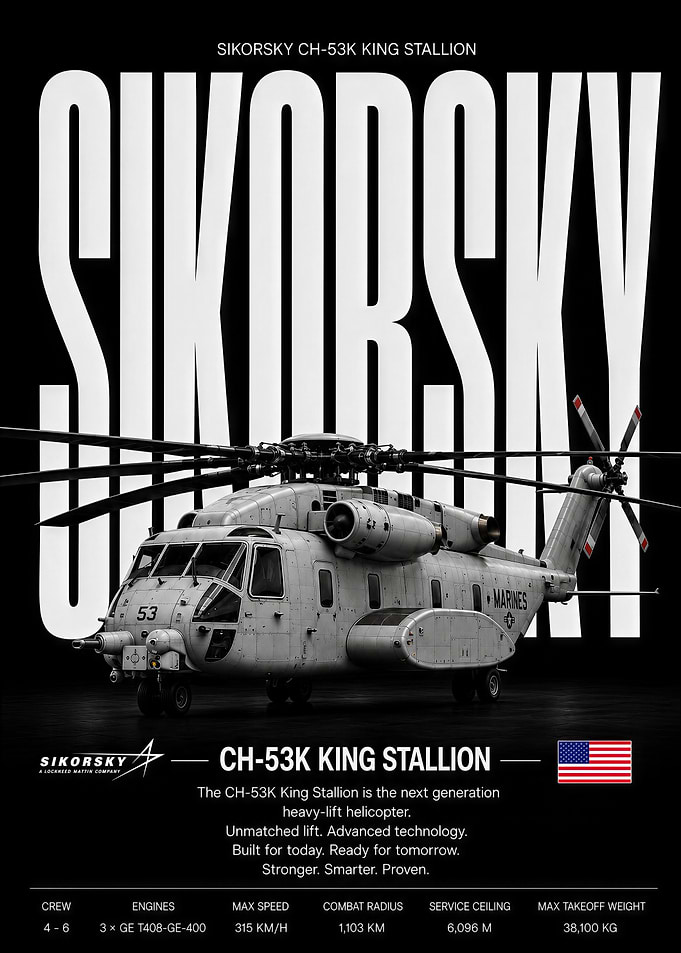 Sikorsky CH-53K King Stallion Poster