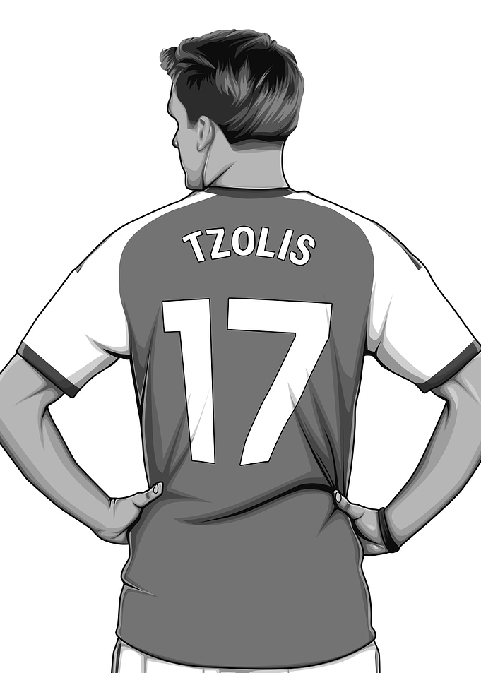 Christos Tzolis Black and White Version