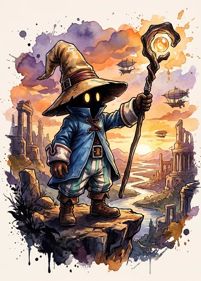 Vivi Ornitier Watercolor Fantasy Illustration