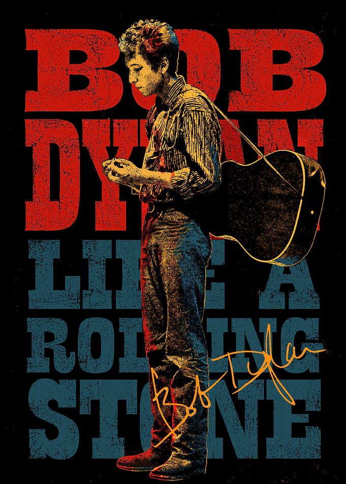 Bob Dylan Like a Rolling Stone Poster
