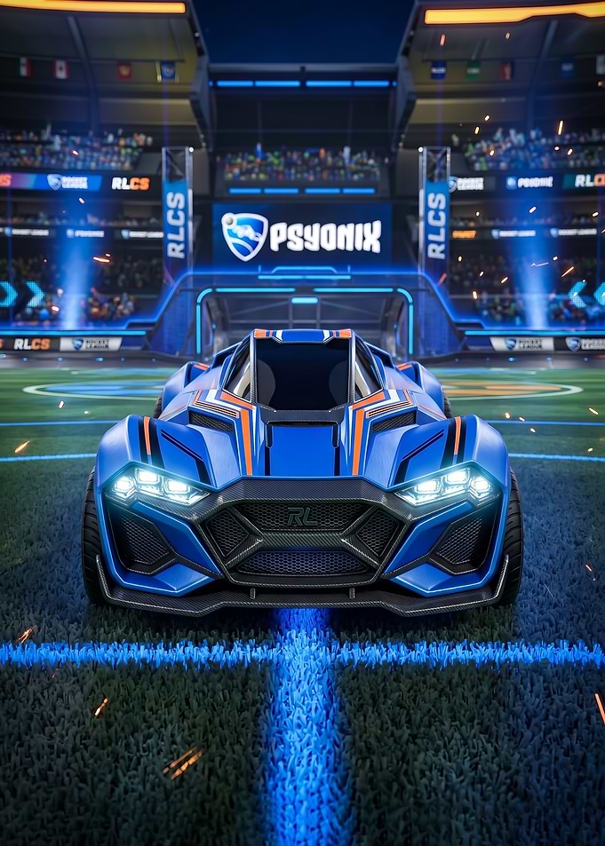 Mantis car Rocket League Arena View poster