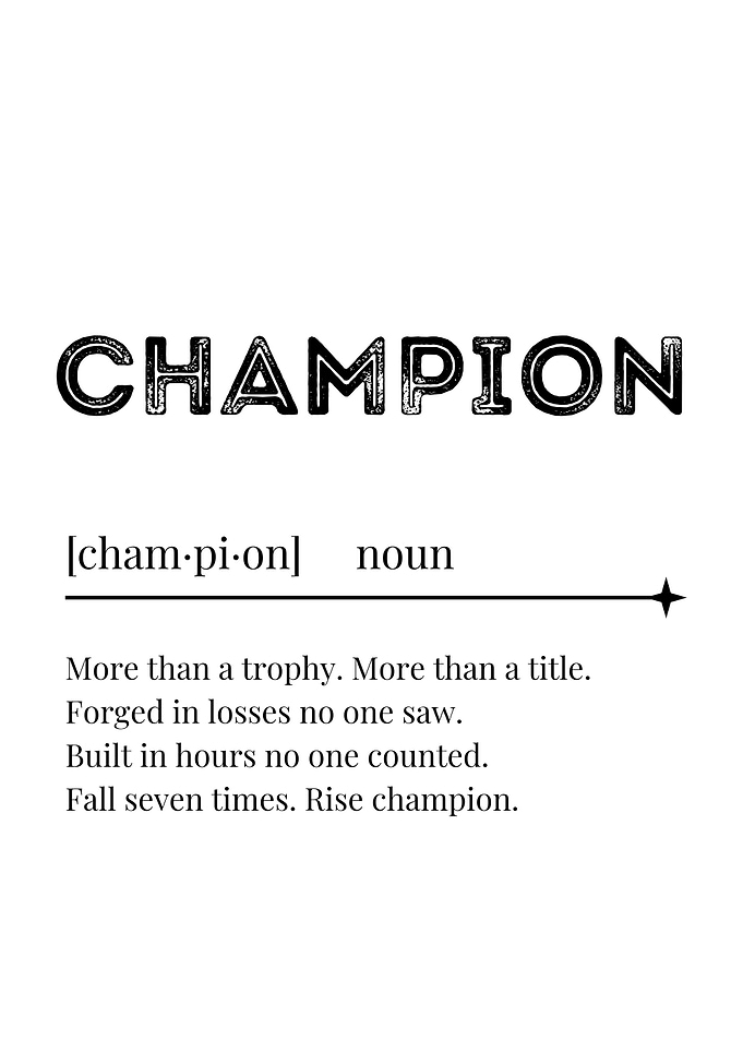 Champion Definition