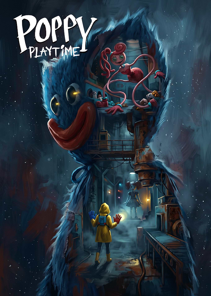 Poppy Playtime Horror Game Poster