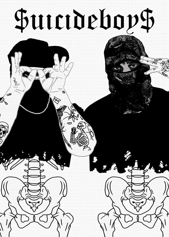$uicideboy$ Hip Hop Poster