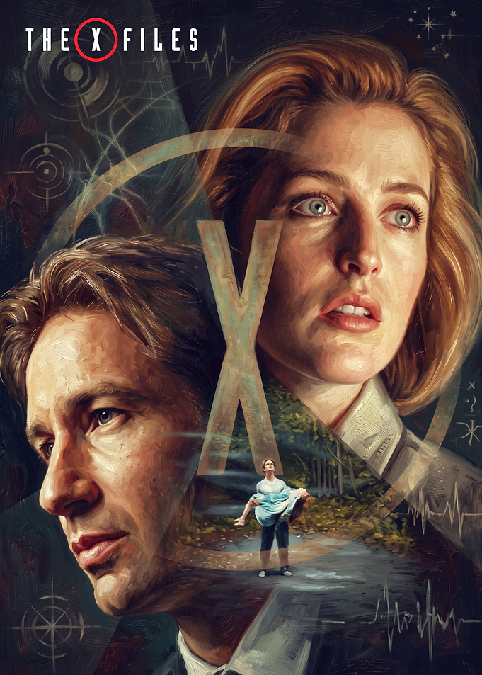 The X-Files Mulder and Scully Poster