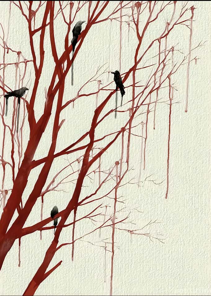 Crows on a Bleeding Tree