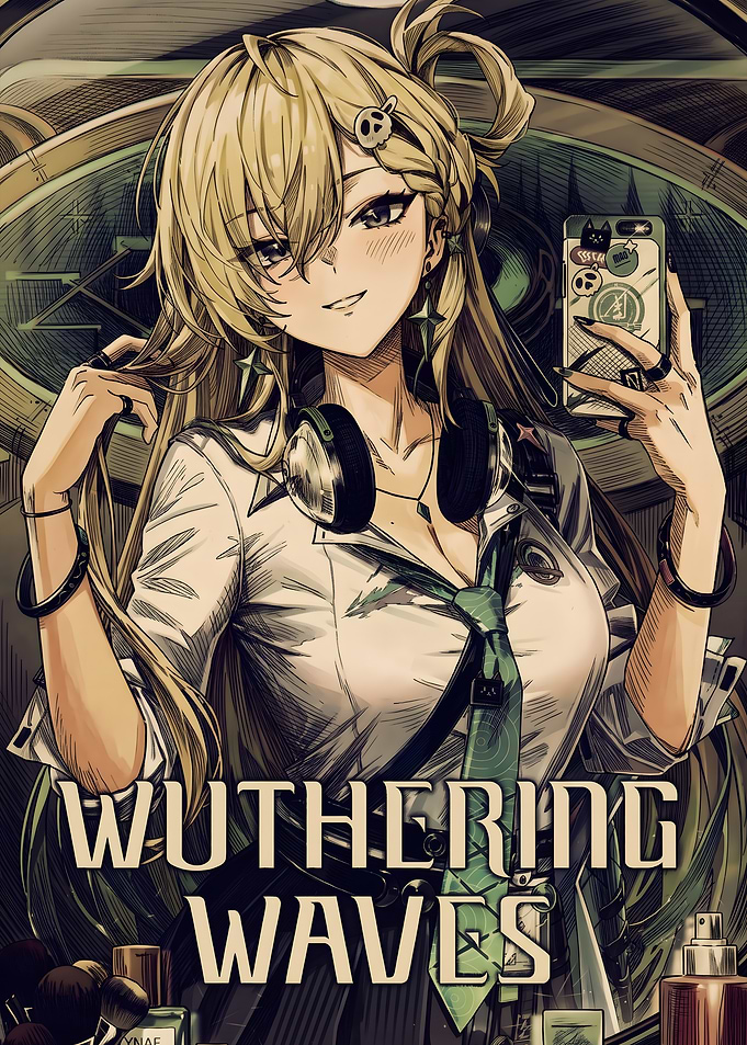 Wuthering Waves Anime Girl Illustration