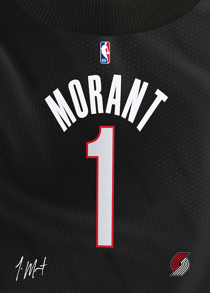 Blazers Signature Jersey- Ja Morant