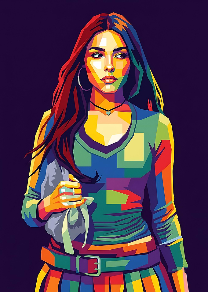 Madison Beer Pop Art Portrait
