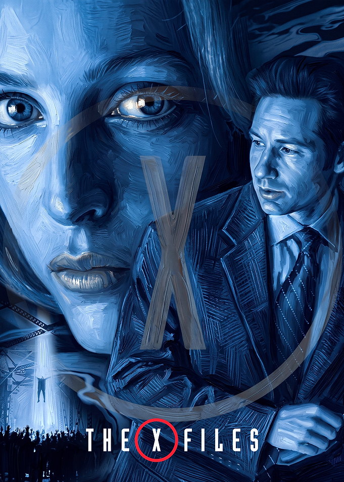 The X-Files Mulder and Scully Poster
