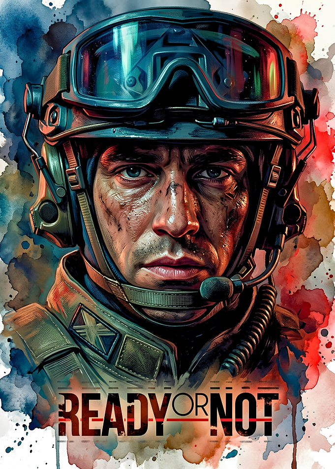 Ready or Not Soldier Portrait