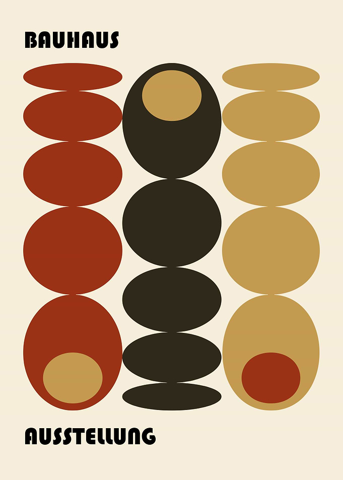 Bauhaus Exhibition Minimalist Poster