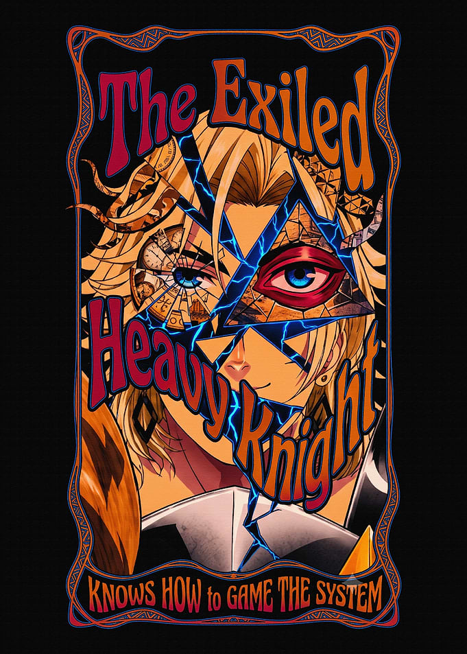 The Exiled Heavy Knight Anime Poster