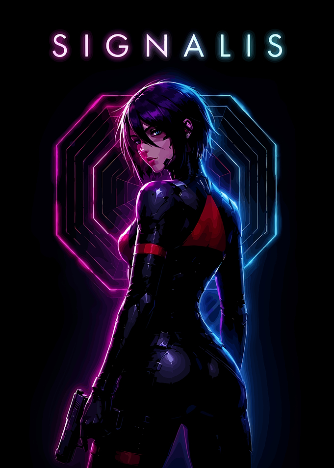 Signalis Elster Character Poster
