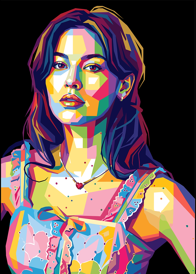 Gracie Abrams Pop Art Portrait