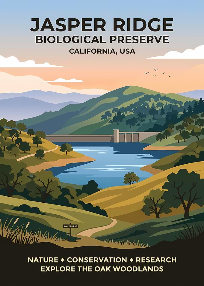 Jasper Ridge Biological Preserve Travel Poster