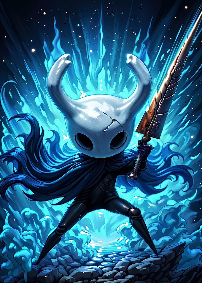 The Knight from Hollow Knight