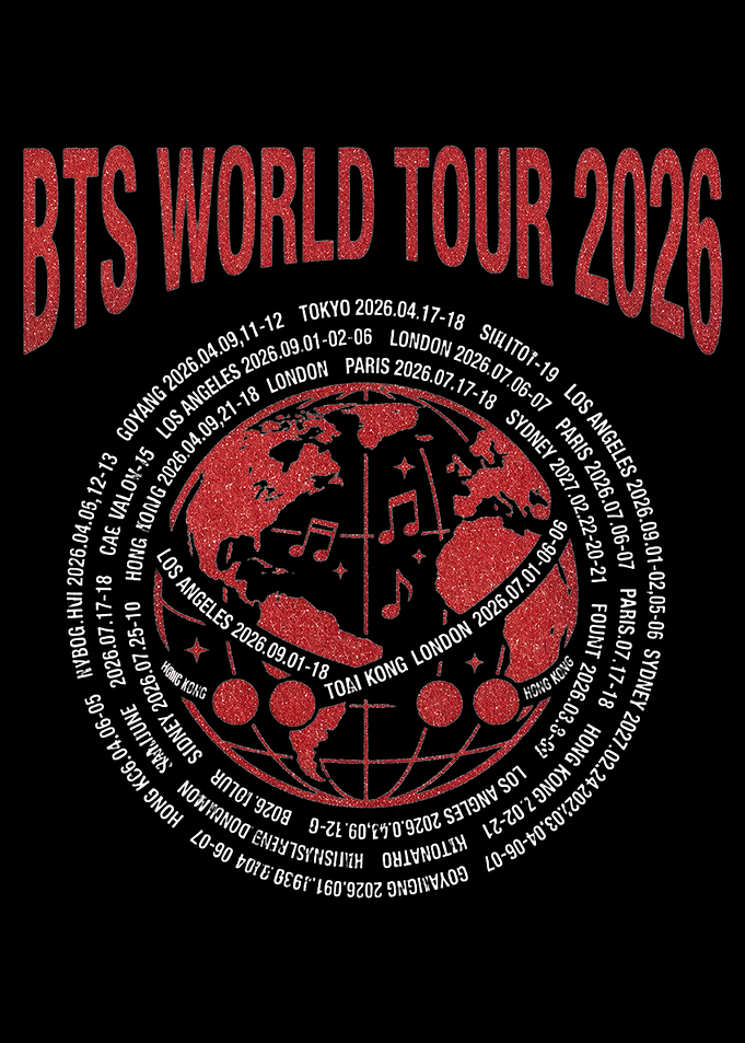 BTS World Tour 2026 Graphic Design