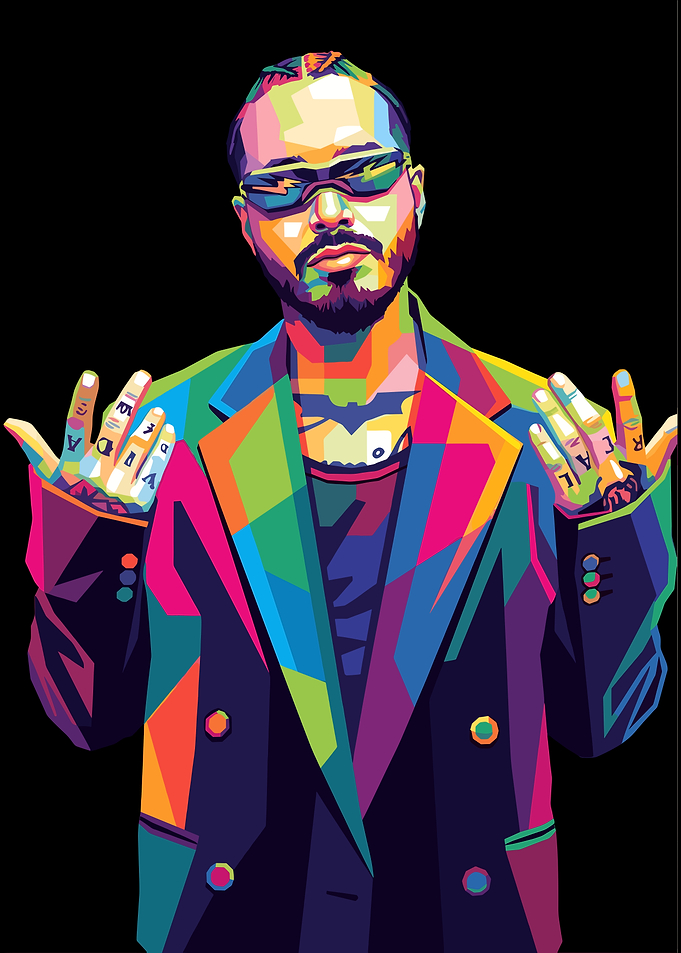 J Balvin Pop Art Portrait