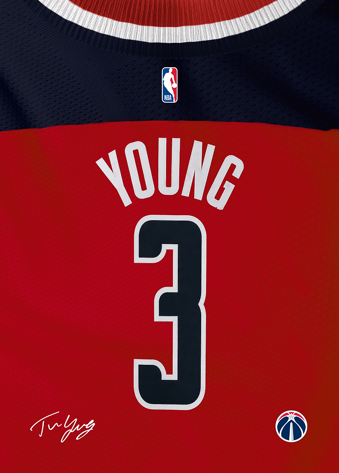 Wizards Signature Jersey- Trae Young