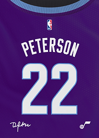 Jazz Signature Jersey- Darryn Peterson